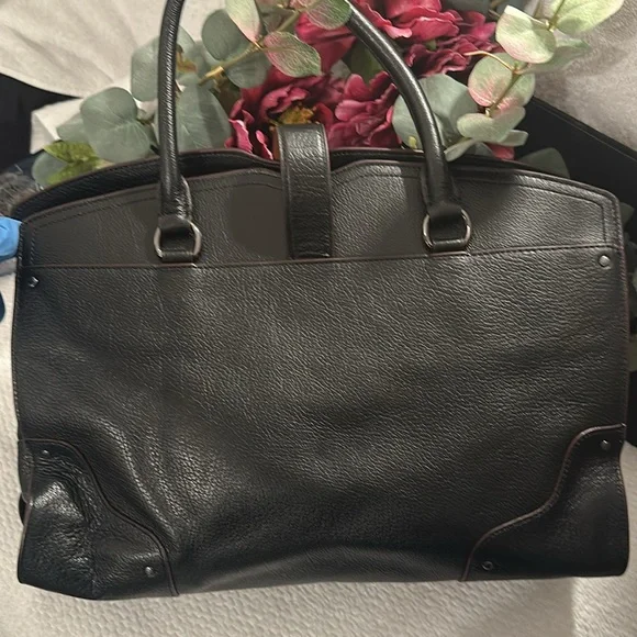 Coach Blue patchwork denim satchel/crossbody Bag - Picture 4 of 14